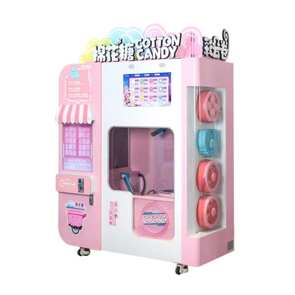 automatic cotton candy vending machine