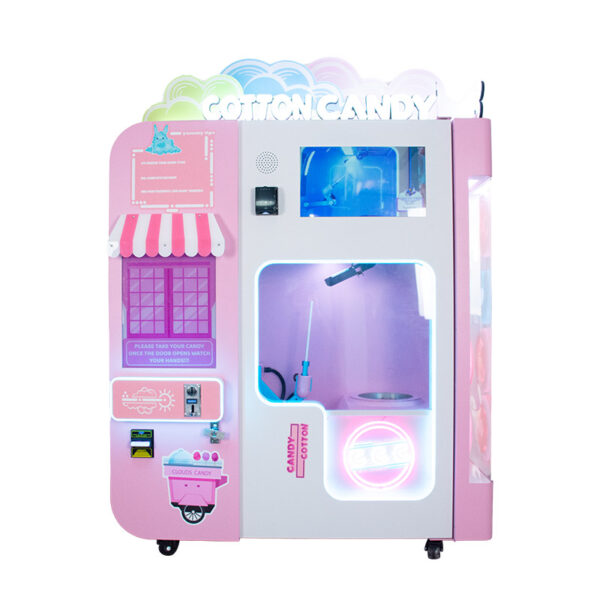 automatic cotton candy vending machine