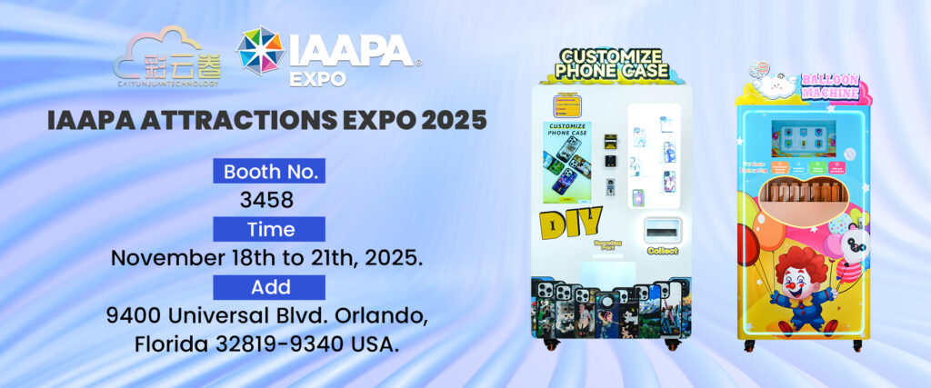 Guangzhou Caiyunjuan Intelligent Technology to Showcase Innovative Vending Solutions at IAAPA Attractions Expo 2025​