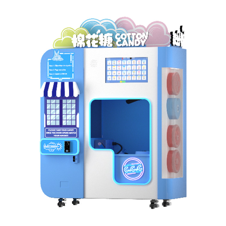 Robot Cotton Candy Vending Machine in the European Market: The Rise of Smart Dessert Automation